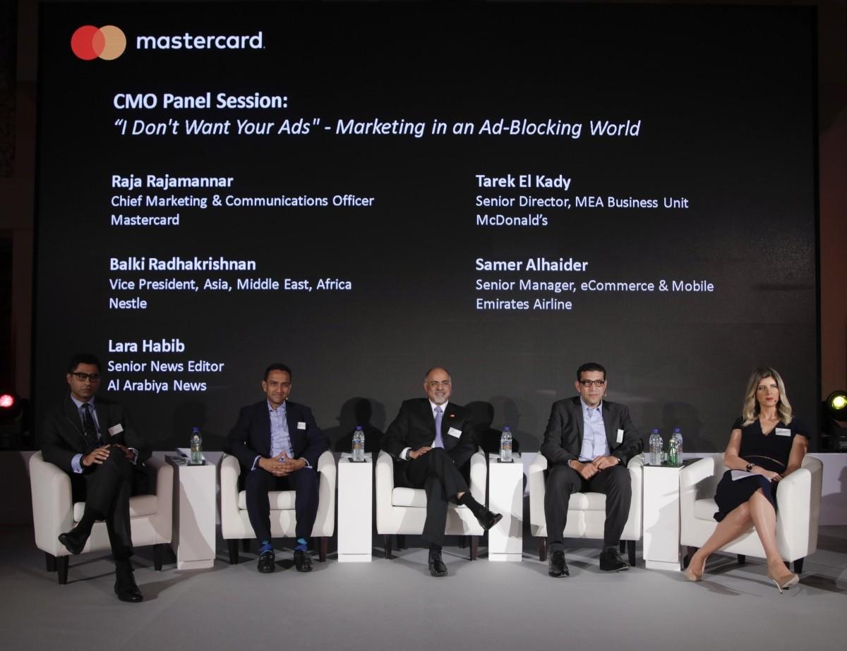 Corporate Panel Event Production & Photography Event Production and Photography Services capturing a corporate CMO panel discussion with keynote speakers on a professional conference stage